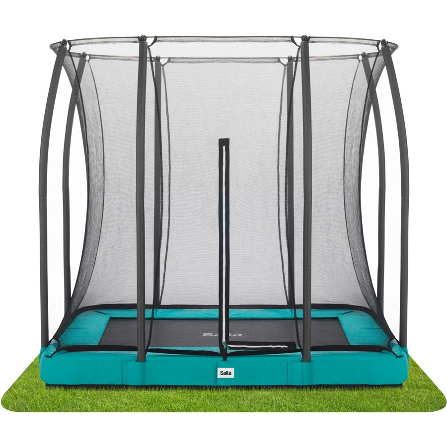 Salta Trampolin Comfort Edition Ground rechteckig Grün B/T: 214 x 153 cm - Bild 2