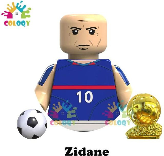 Goodluckygirl Fußballstars Bausteine, Mini-Actionfiguren, ab 6 Jahren - Bild 1