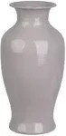 DECORIS Vase modern aus Metall und Keramik in Purple und White, Durchmesser: 17 cm, Höhe: 33,5 cm - Bild 1