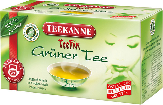 Teekanne Grüner Tee, Teebeutel, 20 Stück - Bild 1