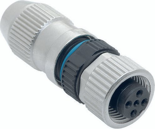HARTING Kabelsteckverbinder 21031112305 in Silber mit 3 Polen aus Kunststoff - Bild 1