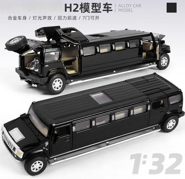 Linyi toy car Automodell, 1:32, Metall, mit Sound und Licht, ab 14 Jahre - Bild 1
