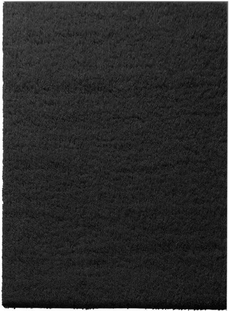 KARAT Shaggy Teppich Barcelona Wohnteppich mit weichem Flor in Schwarz, Breite: 80 cm, Länge: 500 cm - Bild 1