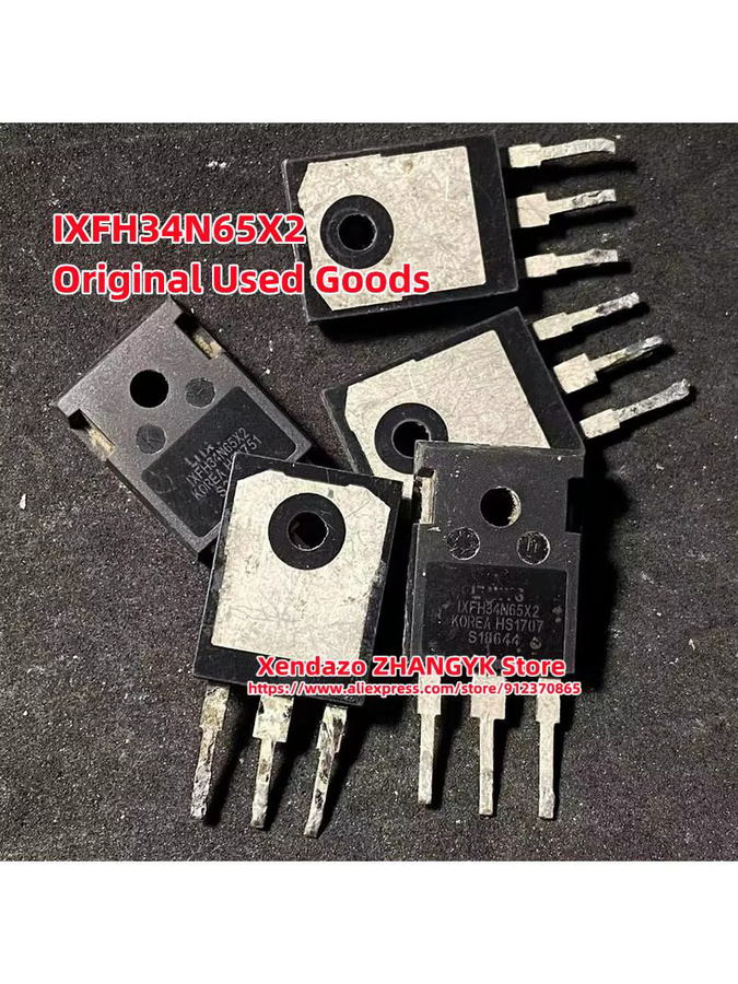 Xendazo MOSFET 34A 650V in Schwarz, 5er-Set - Bild 3