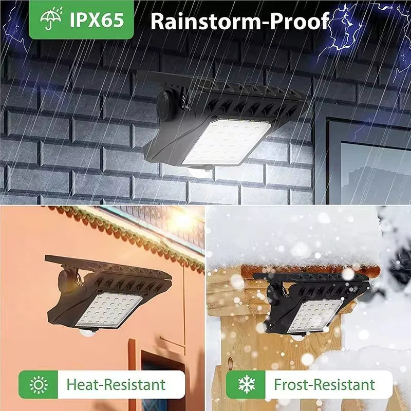ESMARTER Solar LED Laterne mit Bewegungssensor, IP65 wasserdichte Clip-On Außenleuchte in Weiß für Garten, Terrasse und Camping - Bild 5