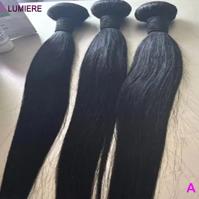 Lumiere Hair Brasilianisches Echthaar Weave-Bündel-Set, 3/4 Bündel - Bild 1