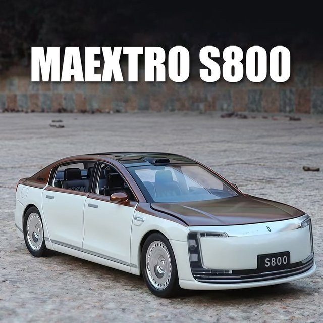 Caipo S800 SU7 Sportwagenmodell, 1:32, mit Musik und Licht, Blau - Bild 1