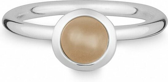 Quinn Damen-Ring 925 Silber, Mondstein, Ringgröße 56.0 - Bild 1