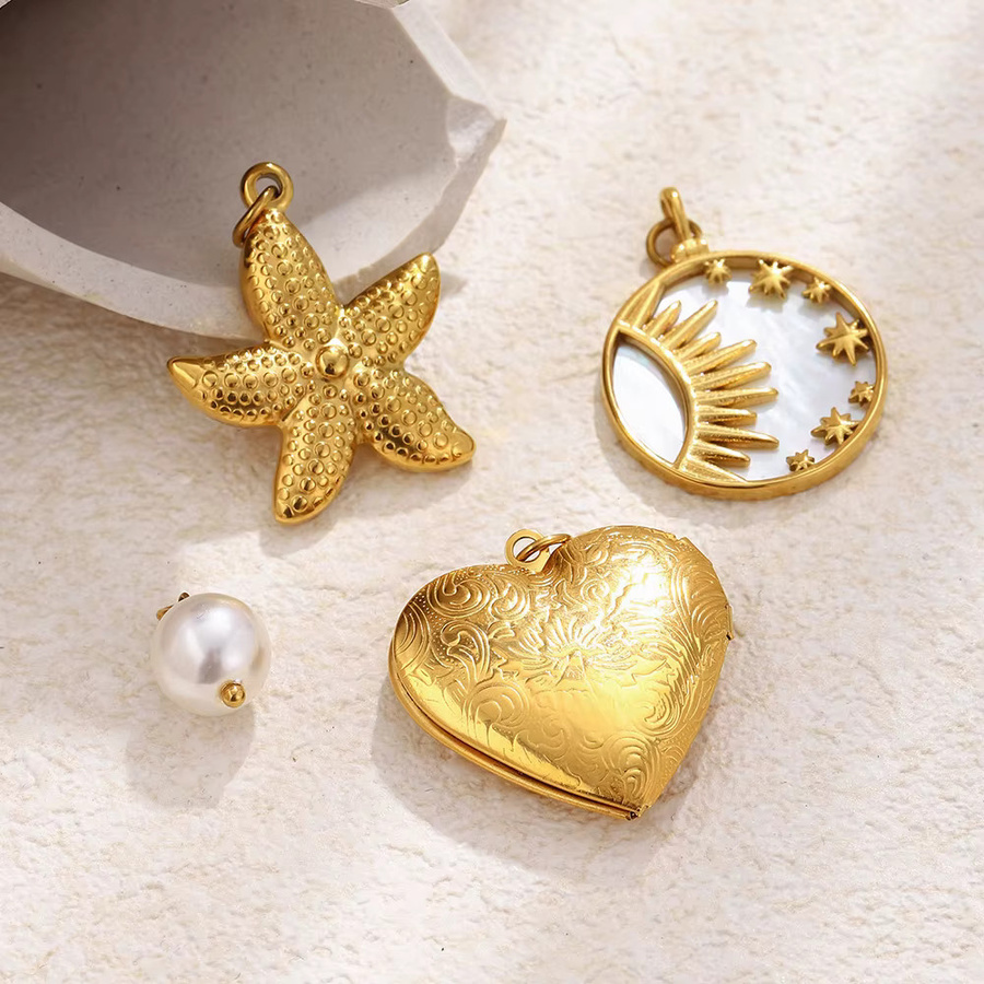 MamacitaSlay Anhänger Edelstahl, Perle, Gold, Damen - Bild 2