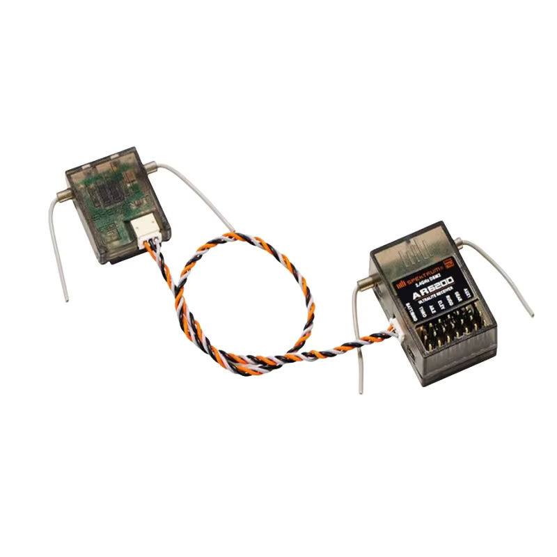 MKronRC AR6200 DSM2 6-Kanal-Empfänger mit Satelliten-Dual-Empfänger-Redundanz 10g ultraleicht - Bild 3