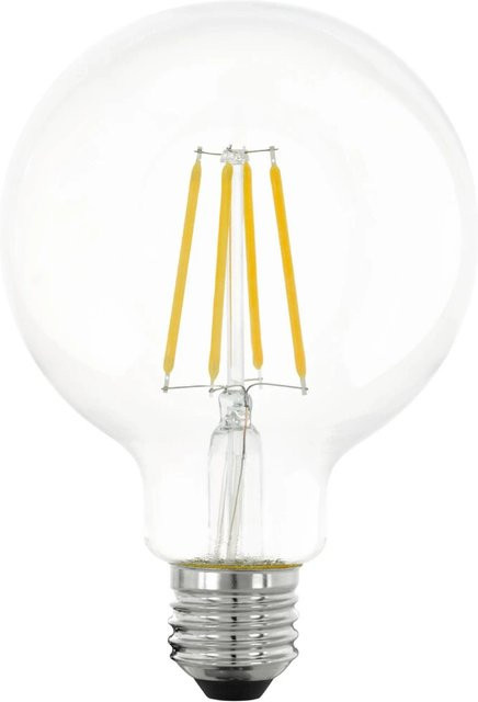 Eglo LED Leuchtmittel E27 Globeform in Transparent mit warmweißem Licht und 7,3 W - Bild 1