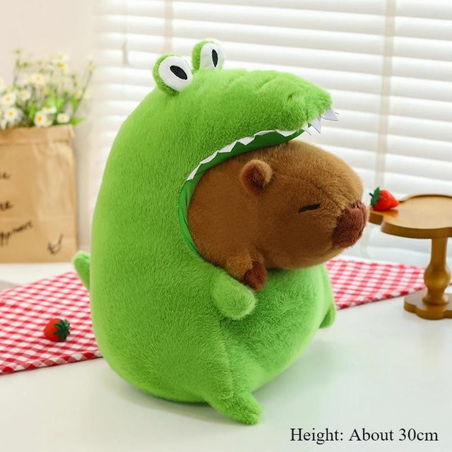 Linyi toy Capybara Plüschpuppe, Stofftierpuppe, Braun - Bild 1