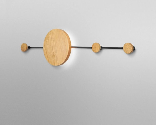 Ledvance Wandlampe Decor Perchero LED in Schwarz aus Metall mit warmweißem Licht, Breite: 80 cm - Bild 1