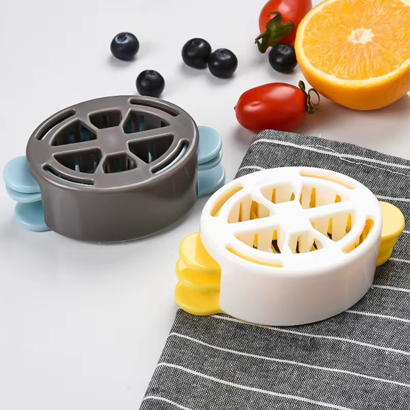 Venlohome 3-in-1 Eierschneider und Multifunktions-Schneideform für Tomaten und Kiwi in Blau - Bild 2
