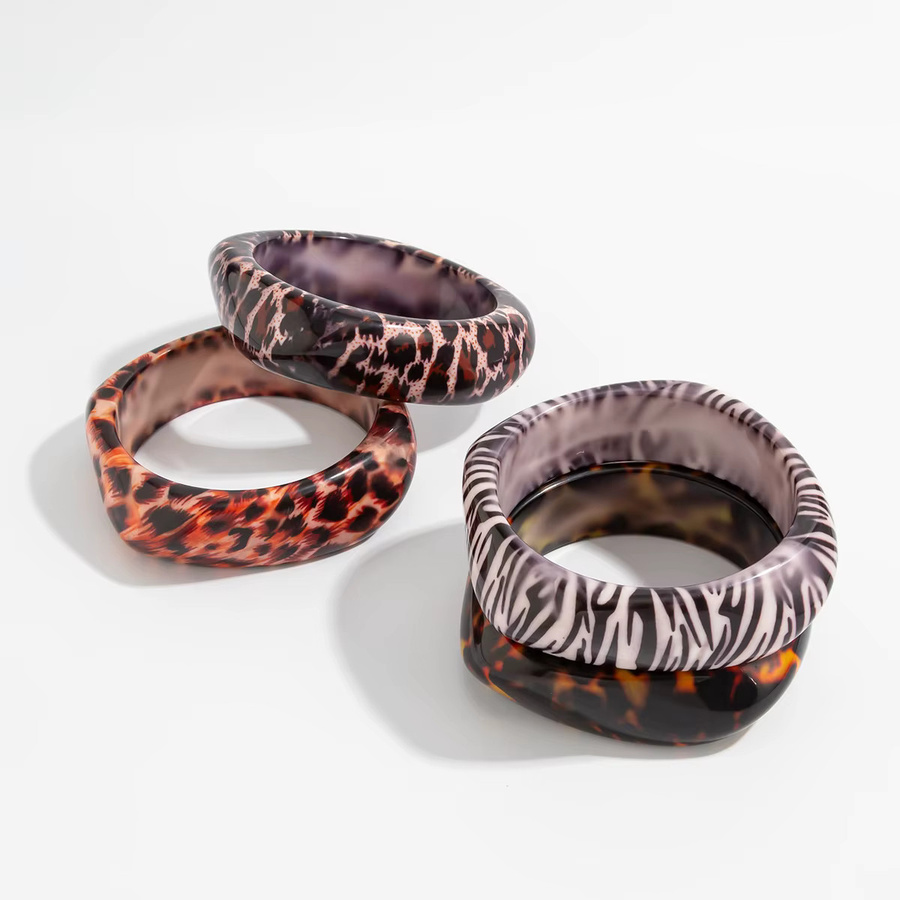 Salircon Armbänder, Leopard, Harz, Acryl, Damen - Bild 2