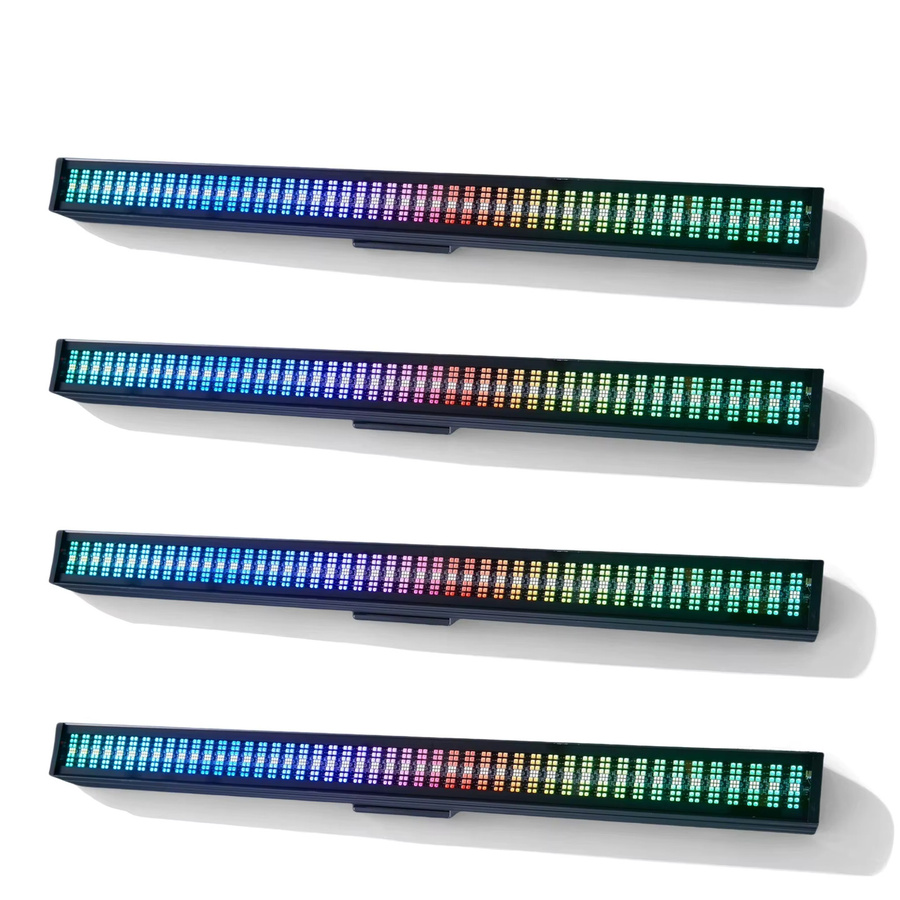 HYULIGHTS 4er Set 200 W LED 4in1 RGBW Strobe Licht mit 96 Zonen und DMX Steuerung, Weiß 8000 K, DJ Wall Washer für Bühne und Veranstaltung - Bild 4