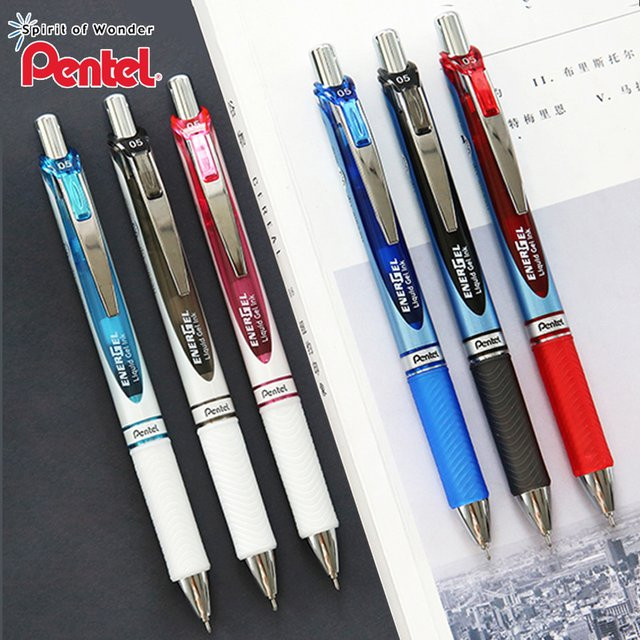 Pentel Energel BLN75 Gel-Stift mit Nadelspitze 0,5 mm in Schwarz, Rot oder Blau - Bild 1