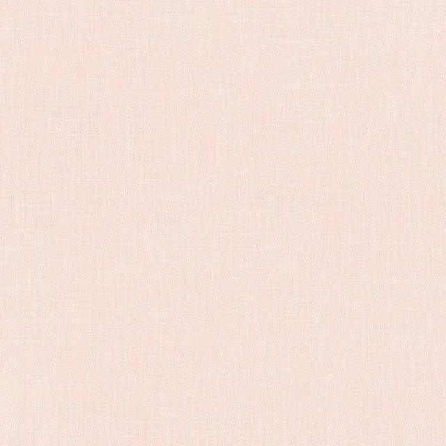 Profhome Textiltapete Uni Matt in Rosa, Vlies, 0,53 m x 10,05 m - Bild 1