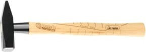Peddinghaus Schlosserhammer mit Stielschutzhülse aus Stahl und Holzgriff, 300 g, Mehrfarbig - Bild 1