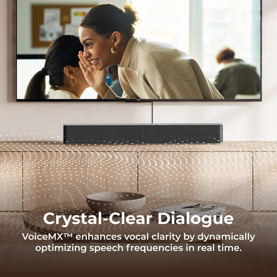 ULTIMEA 2.1-Kanal Soundbar Heimkinosystem in Schwarz mit 240W Leistung, kabellosem 5,25-Zoll Subwoofer, App-Steuerung, BassMX und VoiceMX für Smart TV - Bild 5