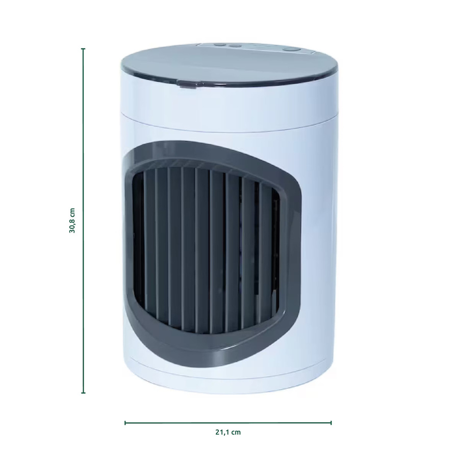 Mobiles Klimagerät Livington SmartChill von Mediashop in Weiß mit Monobloc-System und Oszillationsfunktion - Bild 2