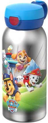 Mepal Campus Edelstahl Trinkflasche mit Klappdeckel PAW Patrol Pups, Multicolour, 600 ml - Bild 1