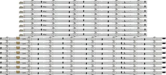 Samsung LED-Streifen 2014SVS65F 3228 Weiß für 65-Zoll-Fernseher UN65J6400 UE65H6400AW UN65J6350AF BN96-30435A BN96-30436A - Bild 1