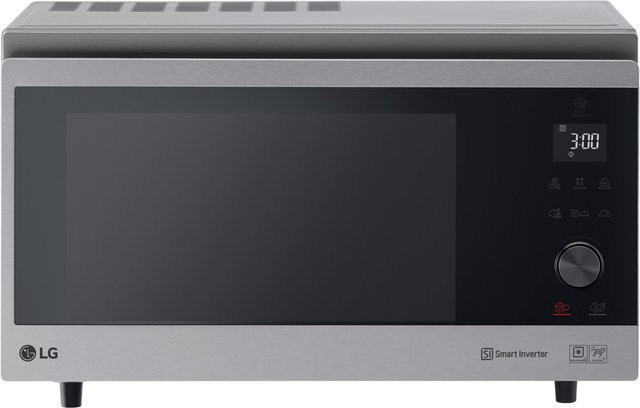 LG Kombi-Mikrowelle MJ3965ACS mit Grill- und Heißluftfunktion in Silber/Schwarz - Bild 1