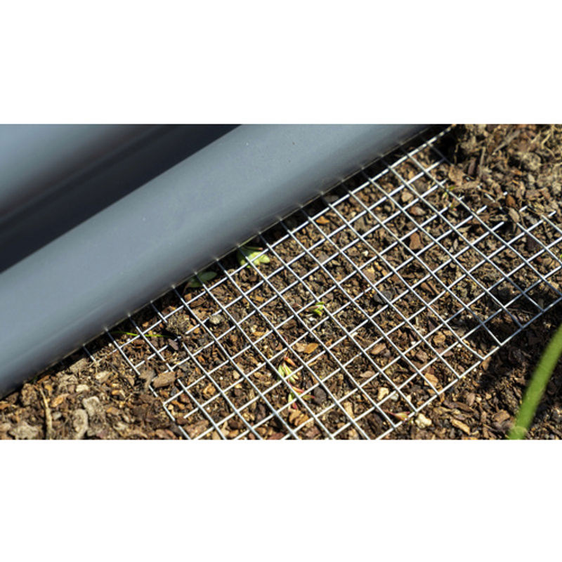 Pergart Draneo Drahtgeflecht aus galvanisiertem Stahl als Nagerschutz für Hochbeete, Farbe: Silber, B x L: 100 x 100 cm - Bild 3