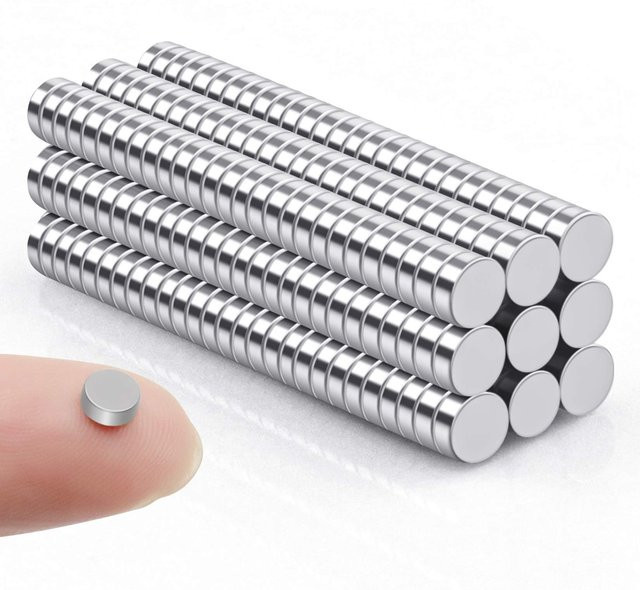 ESHANG Scheibenmagnete in Silber für Kühlschrank, Basteln und Heimwerken, 50 Stück - Bild 1