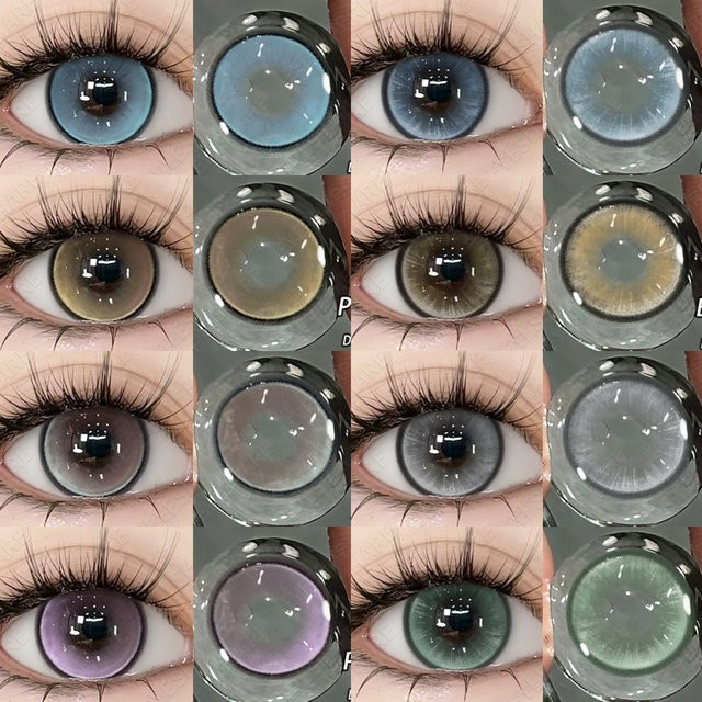 EYESHARE Bali-Gray farbige Kontaktlinsen, 2 Linsen - Bild 1