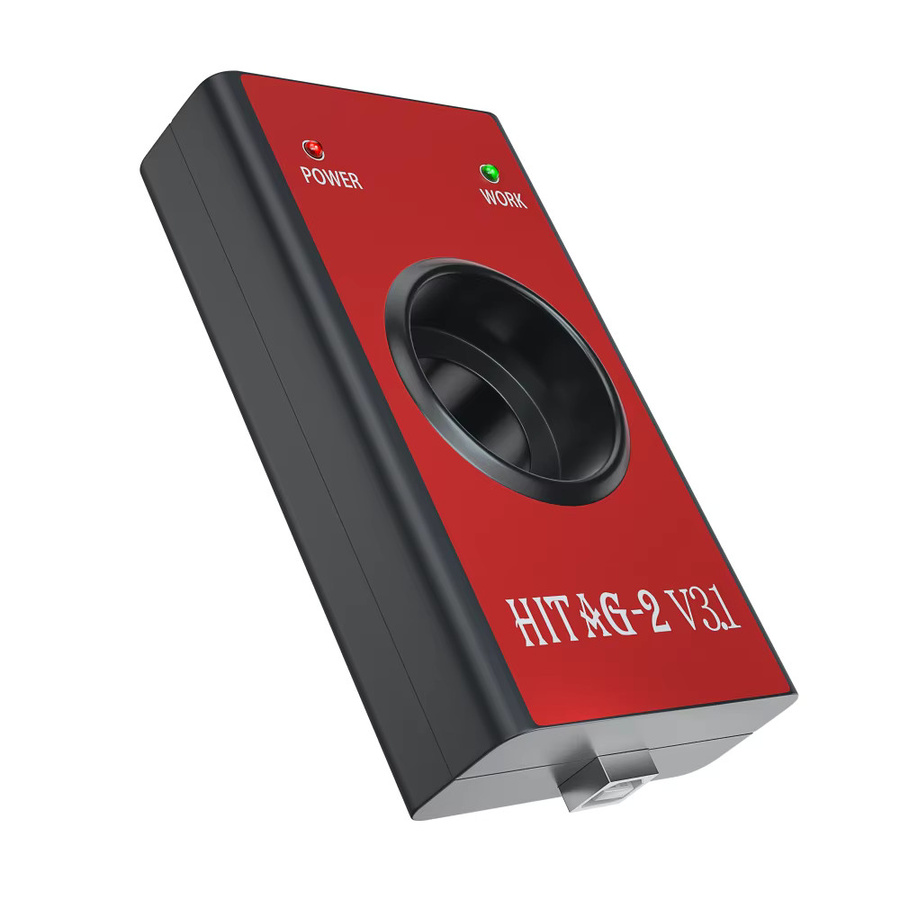 YIQIXIN HITAG 2 V 3,1 Schlüssel Programmierer Universal Immo Remote Transponder Diagnose Werkzeug für BMW und Audi mit OBD2, Rot - Bild 2