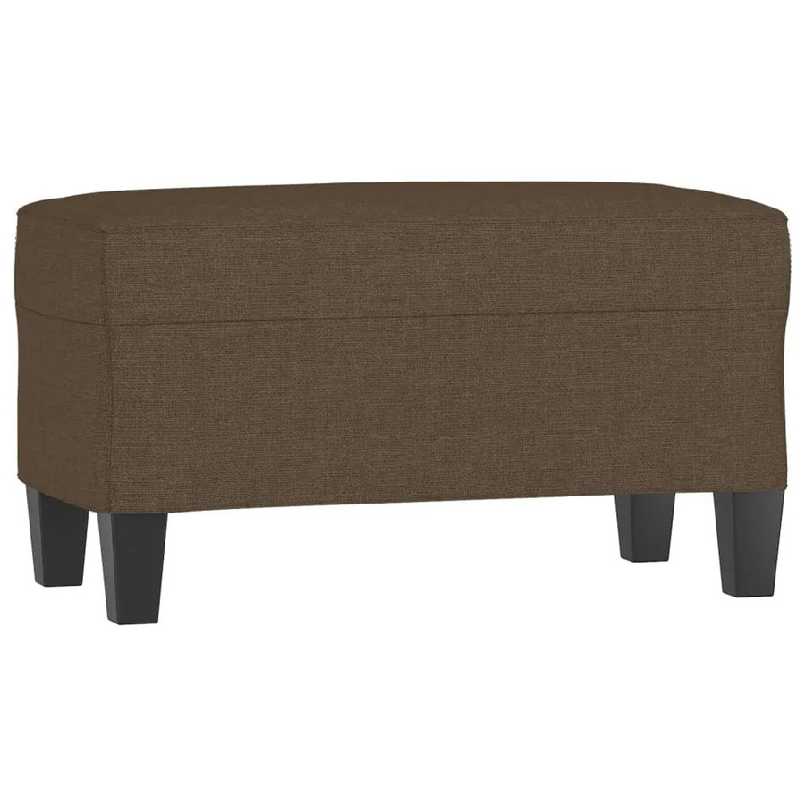 vidaXL Sitzbank Braun aus Stoff B/T/H: 70 x 35 x 41 cm - Bild 2