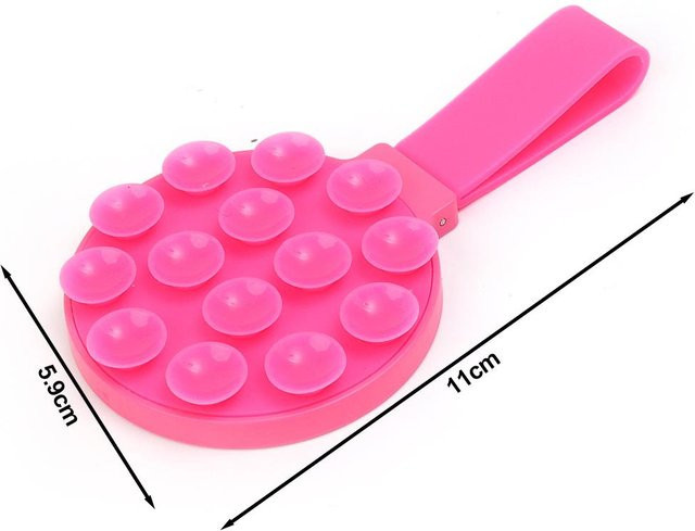 BAPPSUS Magnetische Handyhalterung mit Saugfuß für iPhone 15 14 MagSafe in Rosa - Bild 1