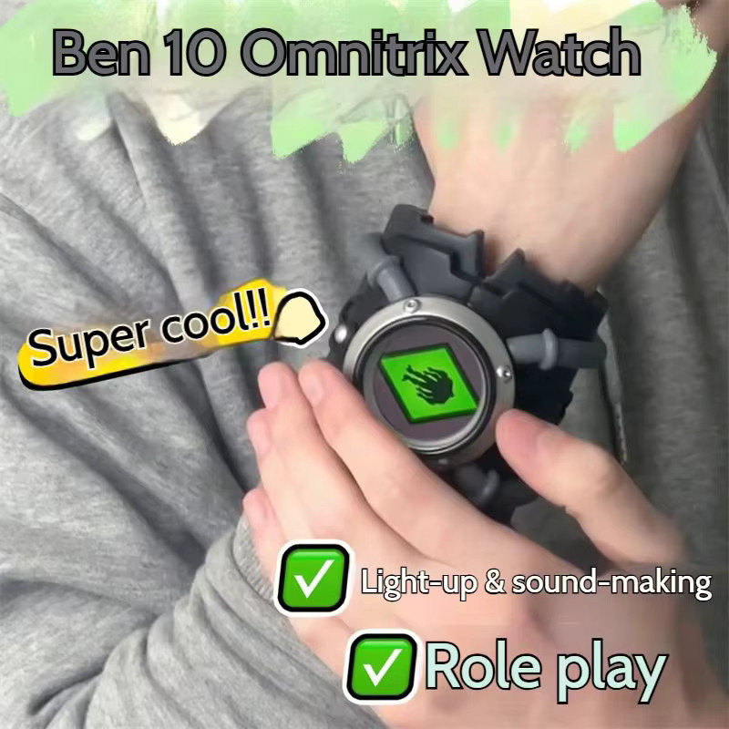 Hot Toys Ben10 Omnitrix-Uhr, mit Leuchtfunktion und Soundprojektion, nicht für Kinder unter 3 Jahren - Bild 3