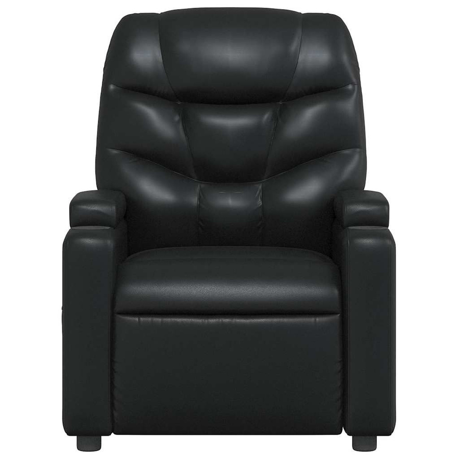 vidaXL Massagesessel Schwarz aus Kunstleder mit Armlehnen - Bild 5