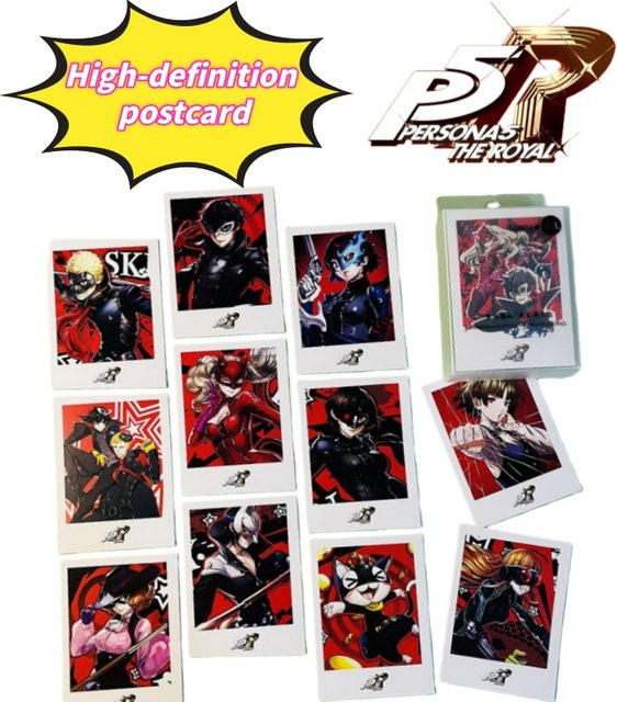 Sega Persona Ren Amamiya Ryuji Sakamoto Ann Takamaki, Postkarte, bunt - Bild 1