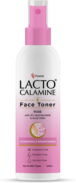 Lacto Calamine Rosenwasser Toner, 120 ml, mit Aloe Vera und Niacinamid - Bild 1