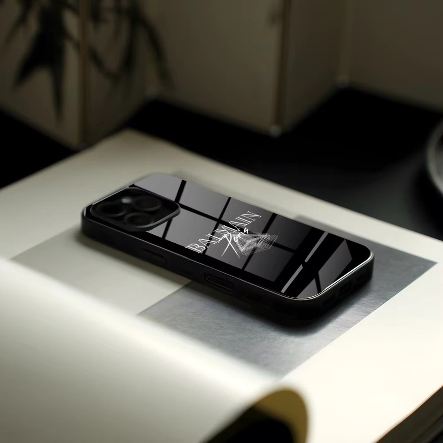 B-b-BALMA-INS-Ss Handyhülle aus Glas in Schwarz für iPhone und Samsung Modelle - Bild 3