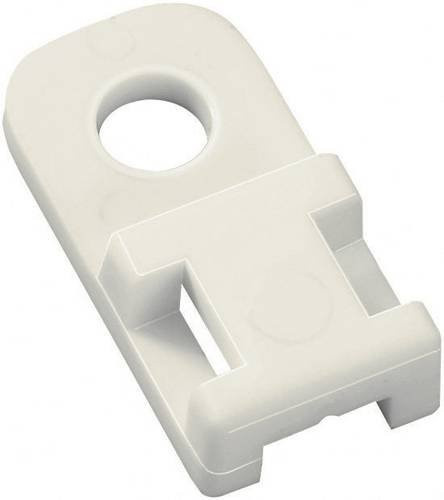 HellermannTyton Befestigungssockel CTAM2-N66-NA-C1 schraubbar in Natur/Beige/Weiß - Bild 1