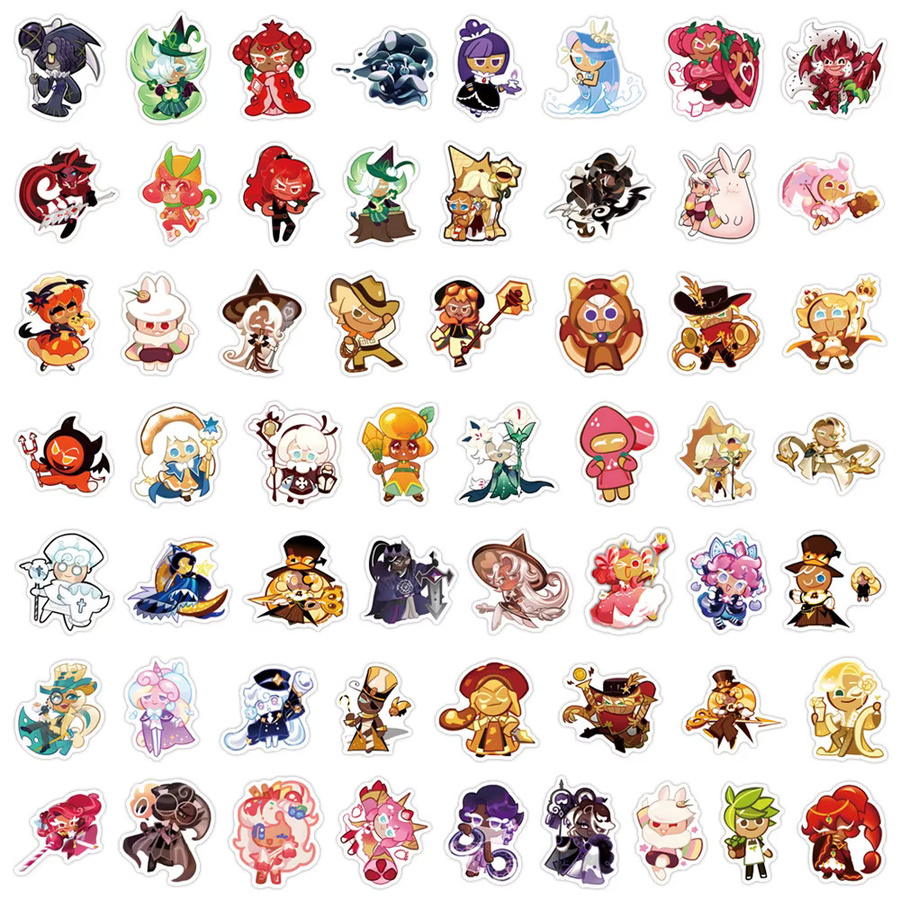 Cookie Run Kingdom Aufkleber, 55-teiliges Set, Bunt / Mehrfarbig - Bild 3