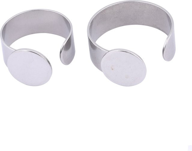 Reidgaller Ring Basis Rohlinge, Edelstahl, 12 mm - Bild 1