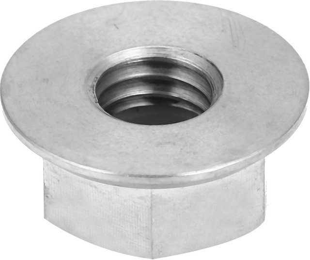 Fishine Flansch Kontermutter aus Titanlegierung für Fahrrad und Motorrad, Farbe: Silber, M10x1,25 - Bild 1