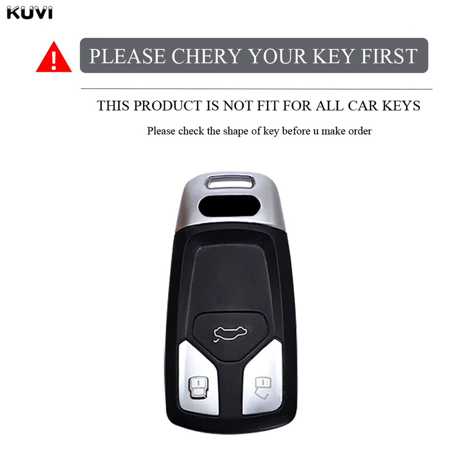 Kuvi TPU Schlüsselhülle für Audi A4 B9 A5 A6 A7 A8 Q5 Q7 S4 S5 S7 TT TFSI RS - Bild 3