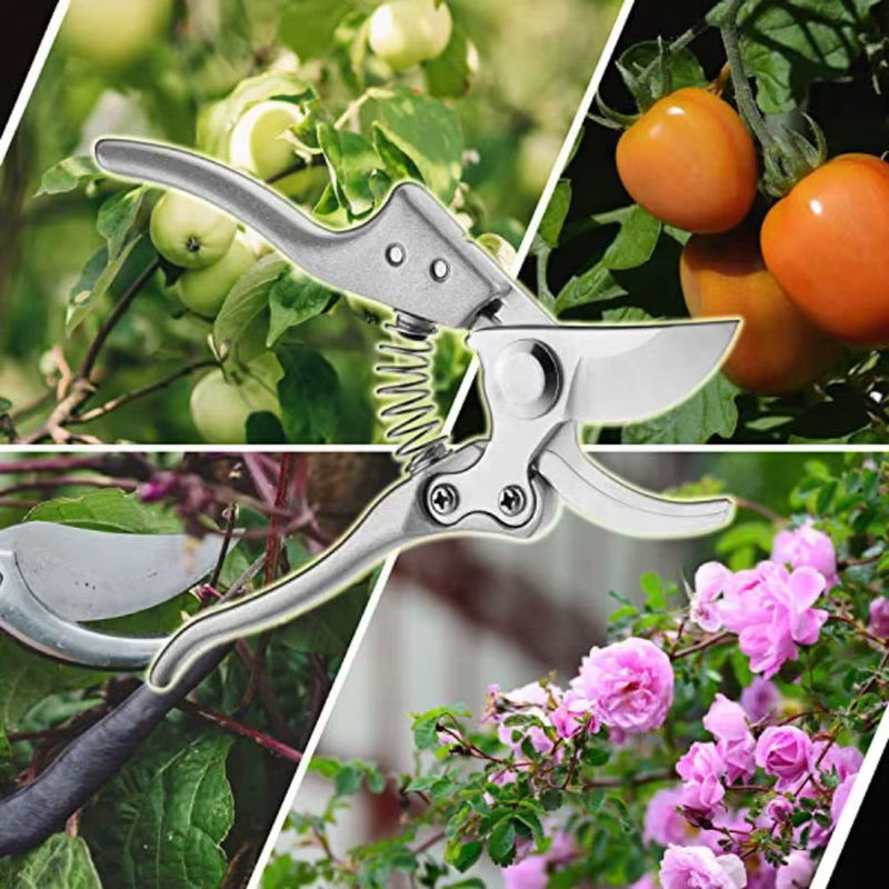 Ninth World Garten-Astschere mit SK5 Kohlenstoffstahl-Klingen für die professionelle Gartenpflege von Sträuchern, Pflanzen und Bäumen - Bild 3