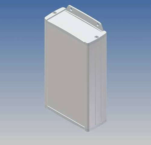 TEKO TEKAL 22-E.30 Universal-Gehäuse aus Aluminium und ABS in Weiß und Lichtgrau, B: 14,5 cm, T: 8,58 cm, H: 3,69 cm - Bild 1