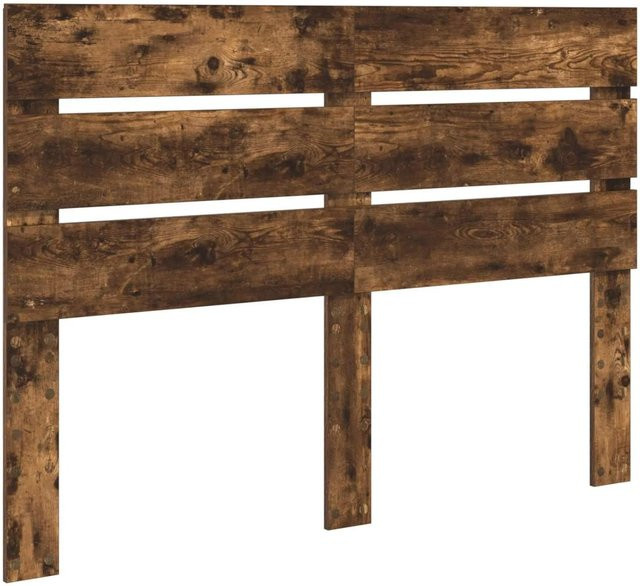 vidaXL Kopfteil aus Holzwerkstoff in Geräucherte Eiche, Breite: 150 cm - Bild 1