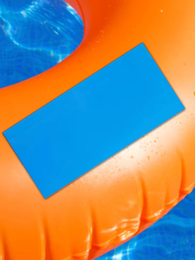 APWIKOGER 10er Set selbstklebende PVC Unterwasser Reparatur Patches in Blau für Pool und Reparaturen - Bild 3
