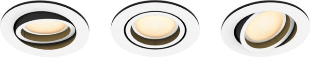 Philips Hue Milliskin White Ambiance Smart-Einbauspots, rund, Weiß, 3er-Pack - Bild 3