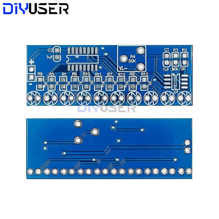 DIYUSER Wasserfluss-LED-DIY-Kit, elektronisches Lernmodul, Kunststoff, Bunt / Mehrfarbig - Bild 2